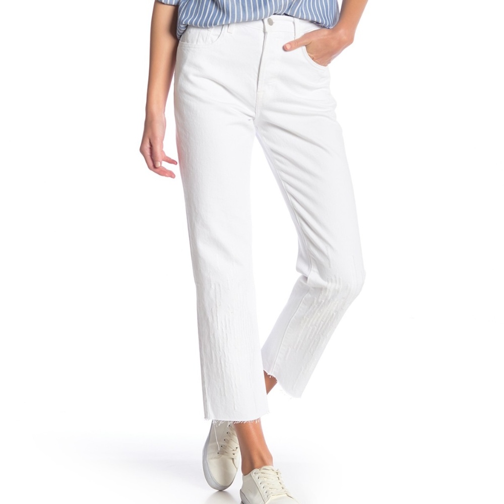 J Brand Wynne Cipher High-Rise Crop Sz 27 NWT